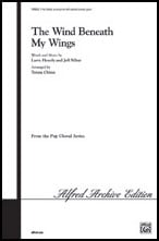 Wind Beneath My Wings Three-Part Mixed choral sheet music cover